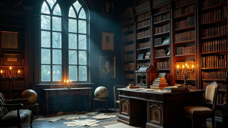 moody intellectual aesthetic spaces