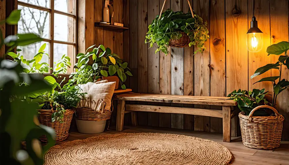 natural fibers rustic charm