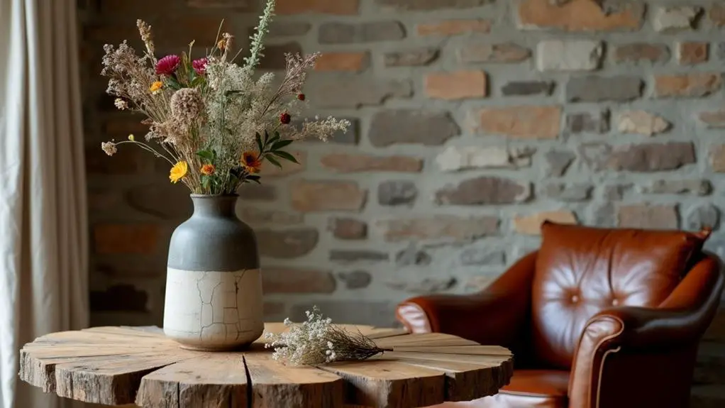 natural materials and textures