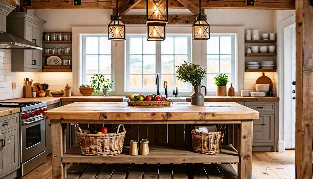 natural rustic wood elements
