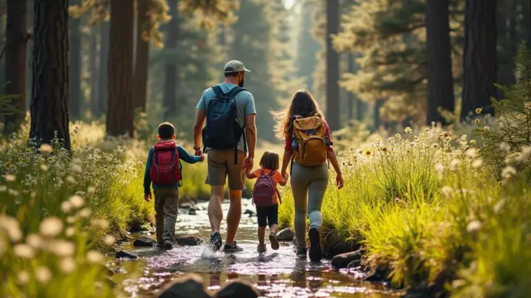 nature focused family hiking adventure