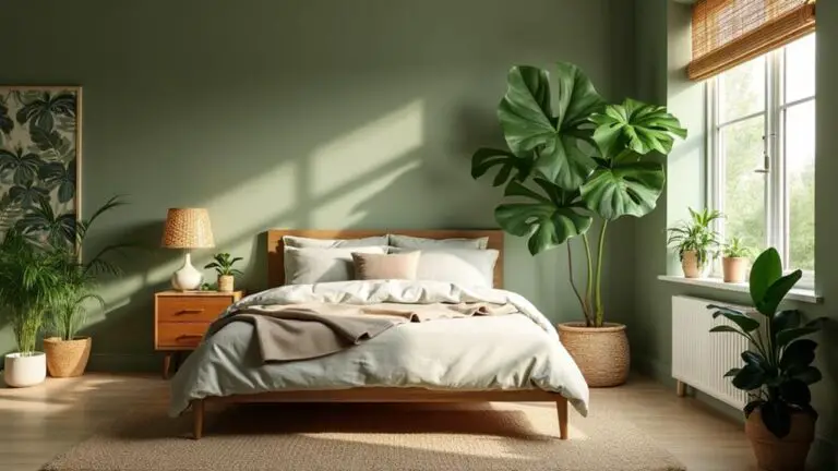 nature inspired bedroom makeover