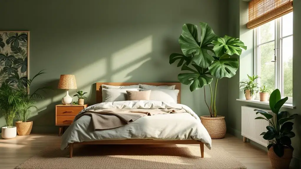 nature inspired bedroom makeover