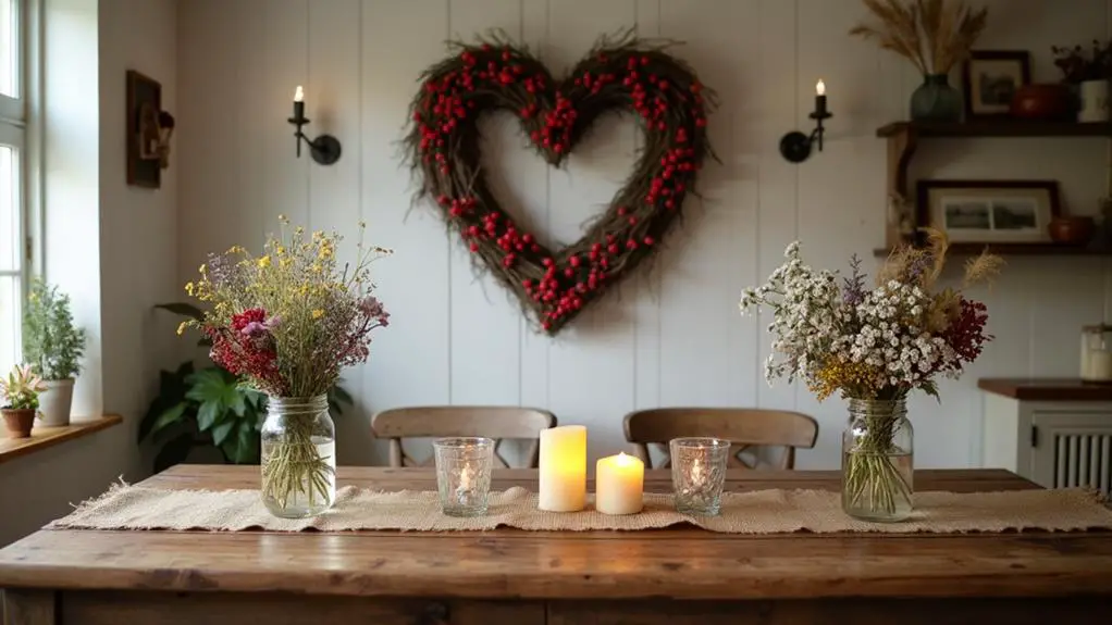 nature inspired romantic decorations