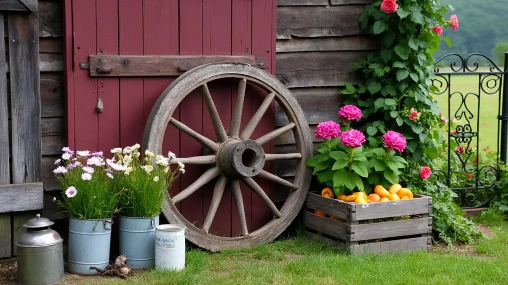 nostalgic outdoor decor elements
