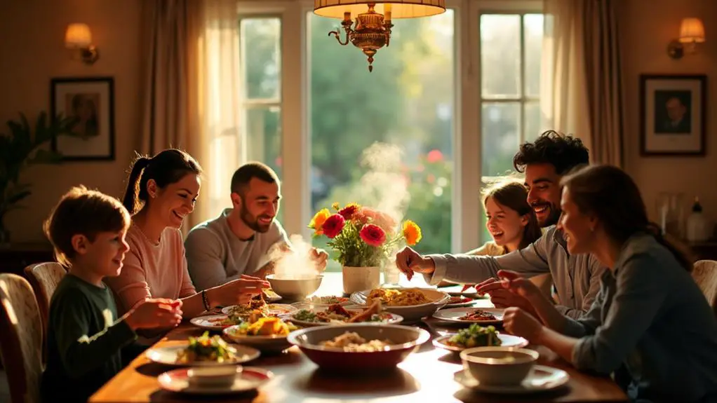 nurturing family mealtime atmosphere