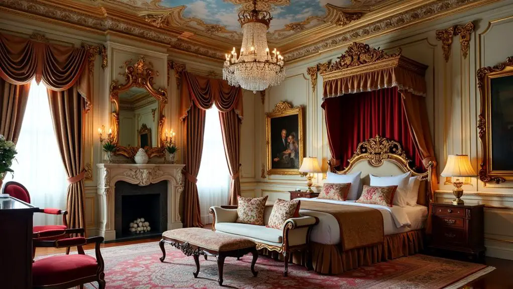 opulent baroque bedroom design