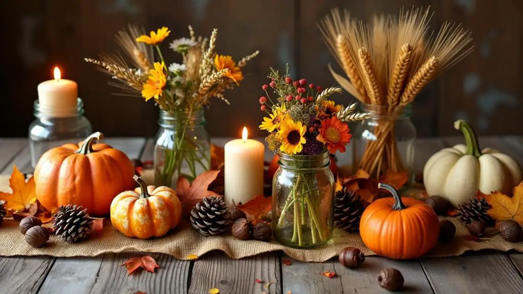 organic floral arrangements display