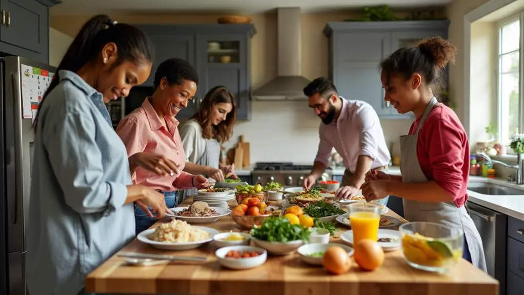 organized cooking and scheduling