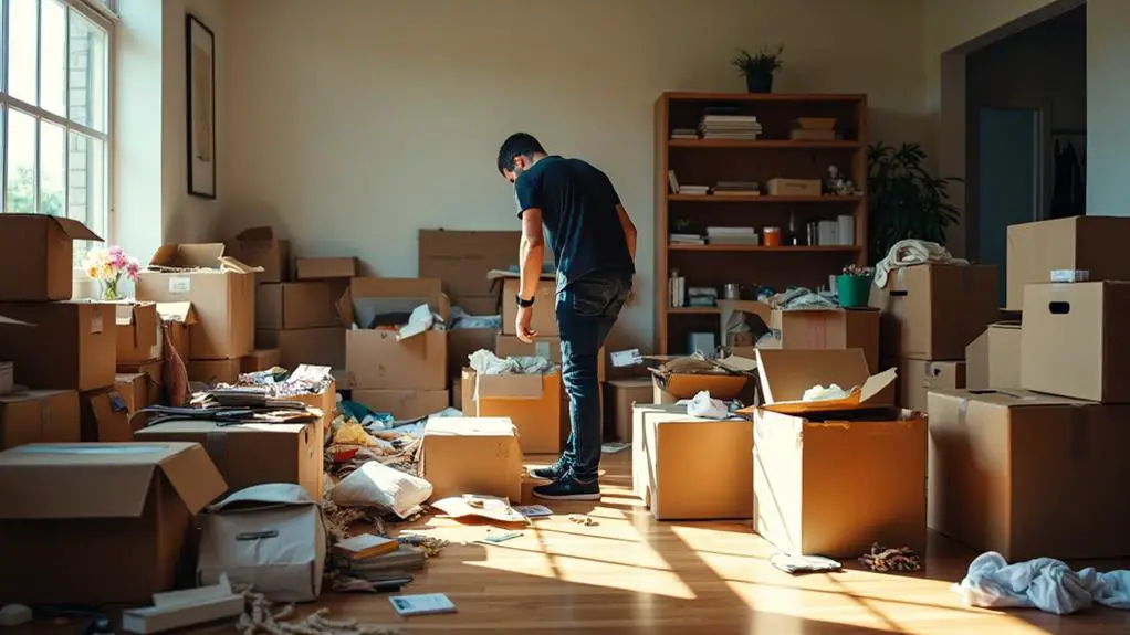 organizing and assessing belongings