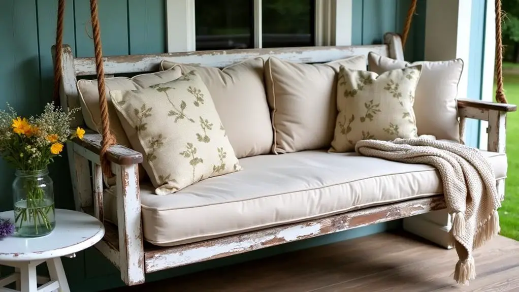 porch swing accessory ideas