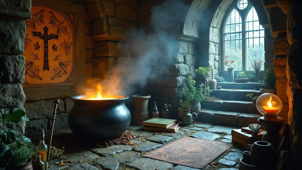 potion brewing station arrangement