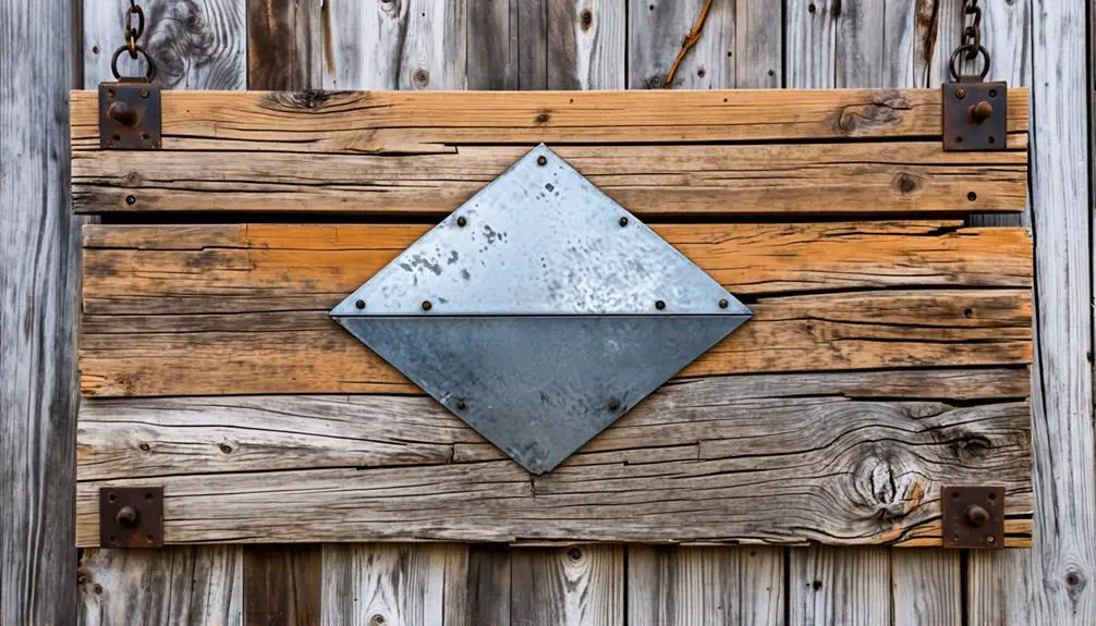 reclaimed wood sign crafting