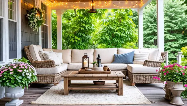 relaxing outdoor farmhouse decor
