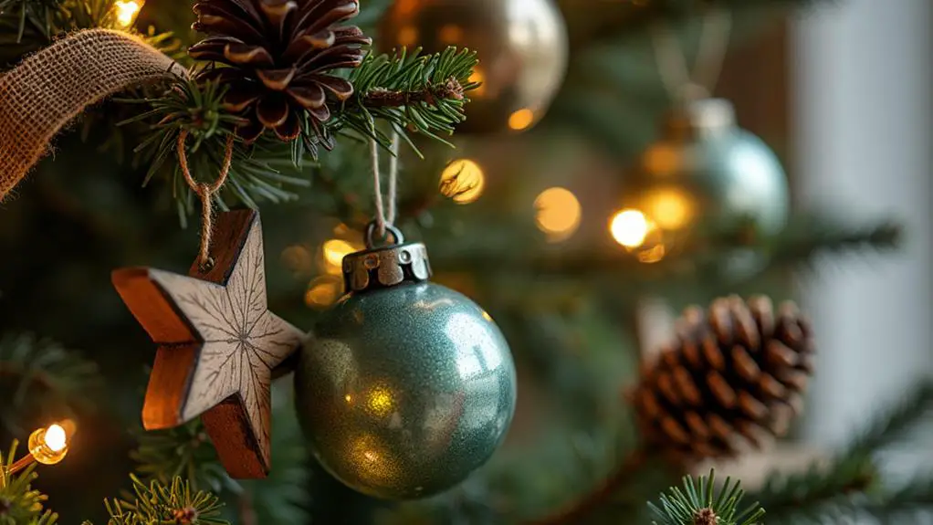 retro decorative holiday accents