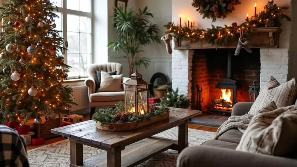 retro holiday tree decor