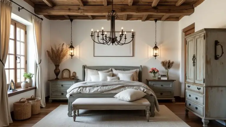 rustic chic bedroom transformation