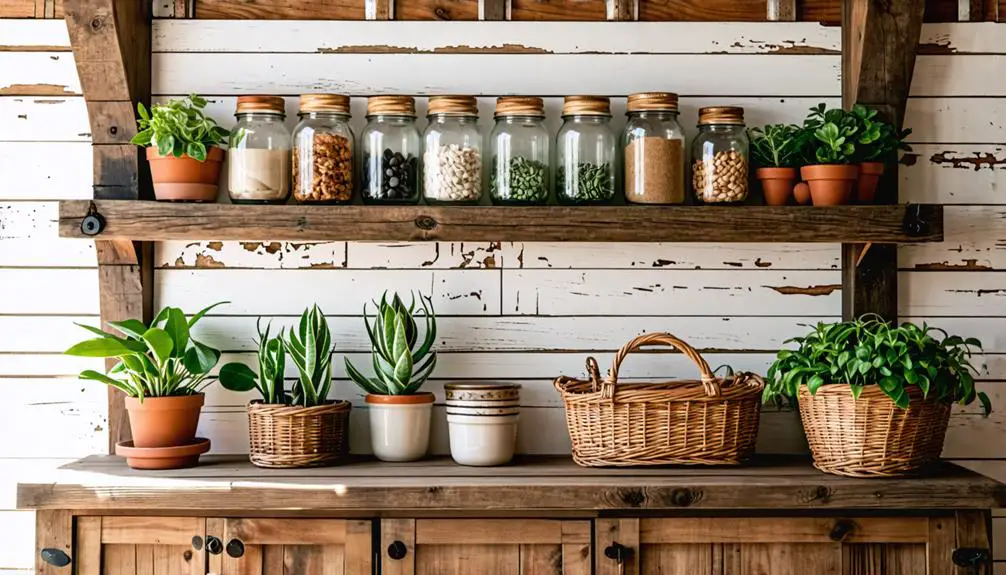rustic diy shelving ideas