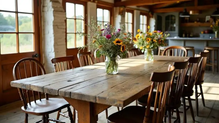 rustic farmhouse dining designs