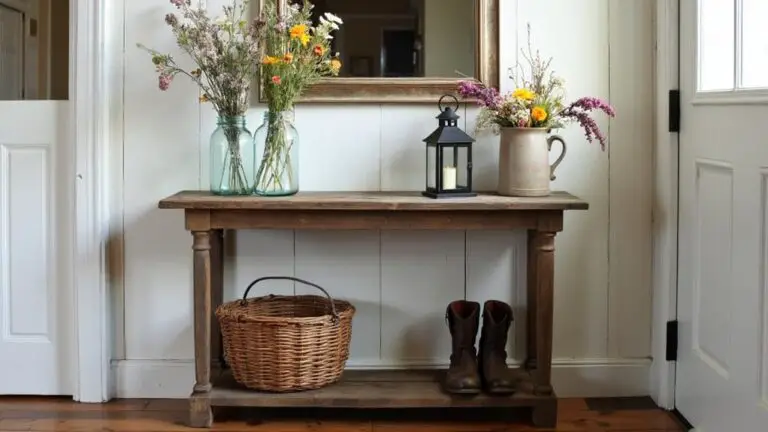 rustic farmhouse entry ideas
