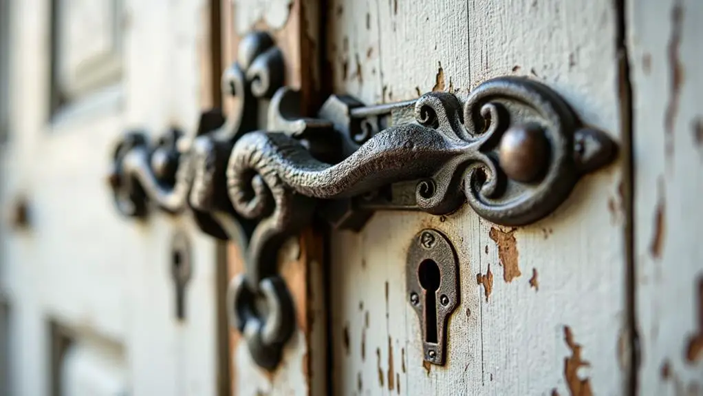 rustic farmhouse latches locks