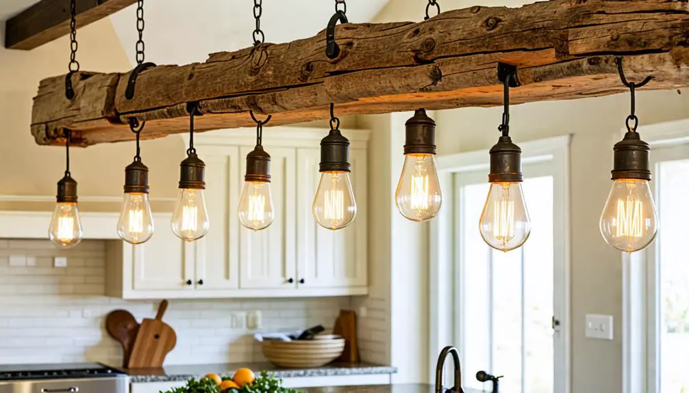 rustic farmhouse lighting decor