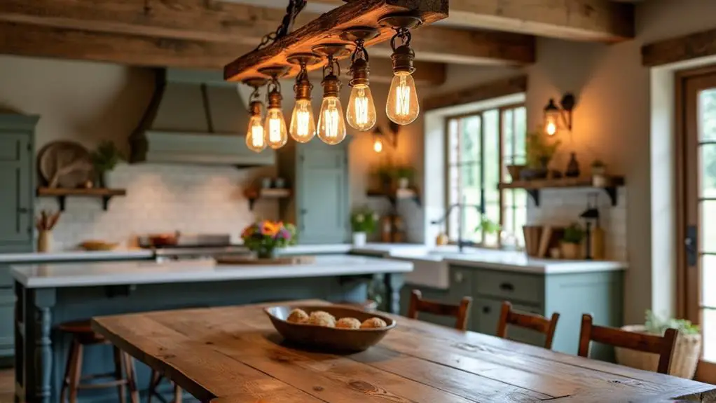 rustic farmhouse lighting ideas