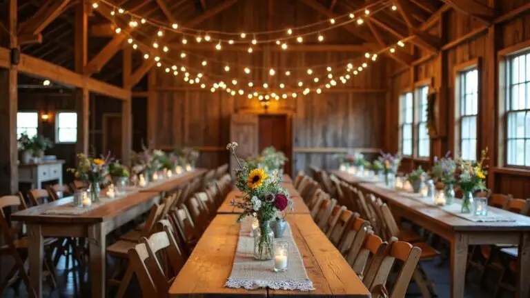 rustic farmhouse wedding decor