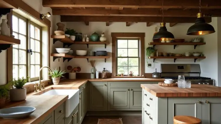 rustic modern kitchen cabinets