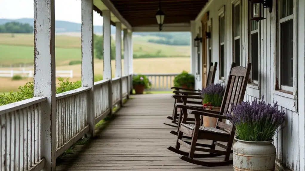 rustic outdoor living design