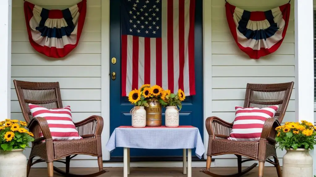 rustic patriotic farmhouse decor