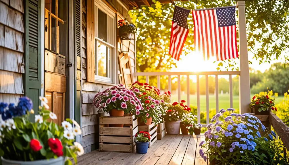 rustic patriotic farmhouse decor