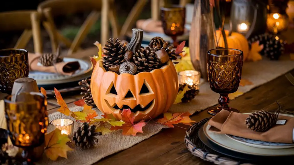 rustic wooden table decor
