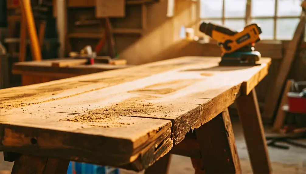 sand and finish bench