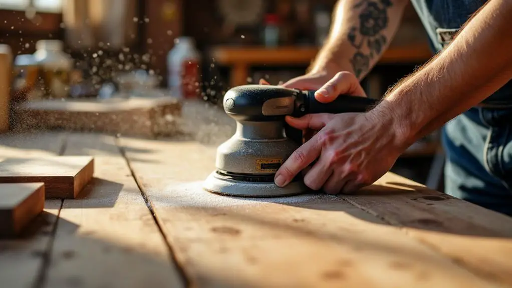 sanding and finishing methods