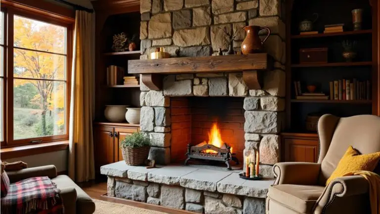 seasonal cozy fireplace designs
