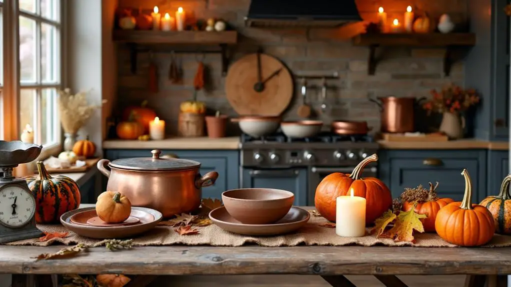 seasonal farmhouse kitchen decor