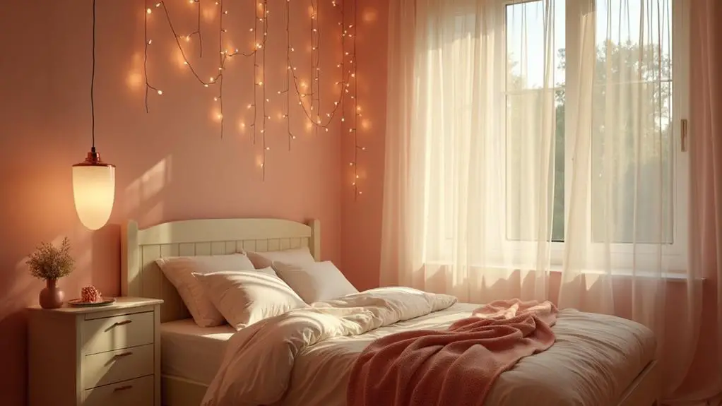 serene atmosphere through lighting