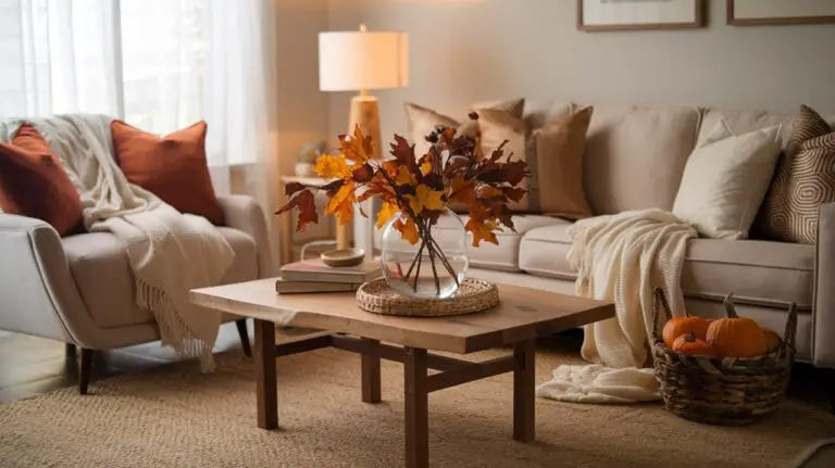 serene autumn home ambiance