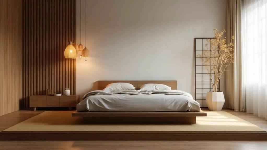 serene zen inspired lighting design