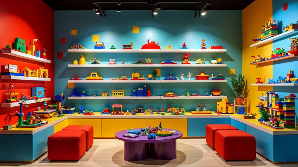 showcasing stylish lego creations