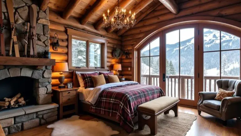 ski chalet bedroom designs