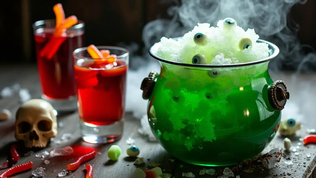 spooky beverages and cocktails