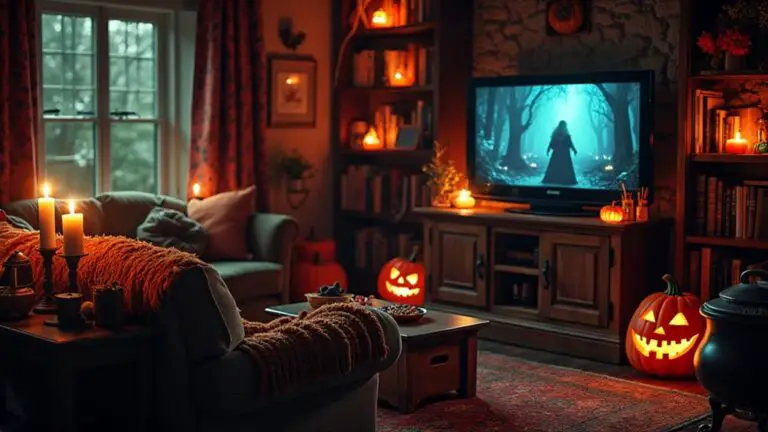 spooky halloween movie night