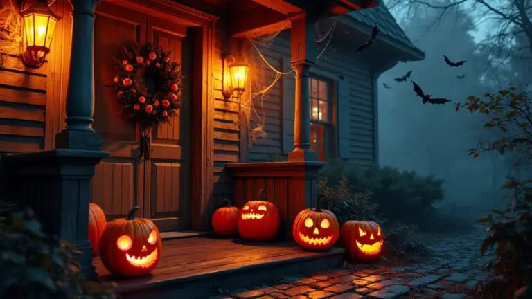 spooky halloween porch decor