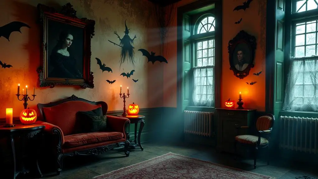 spooky halloween wall decor