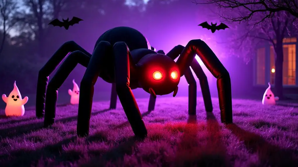 spooky inflatable yard decorations
