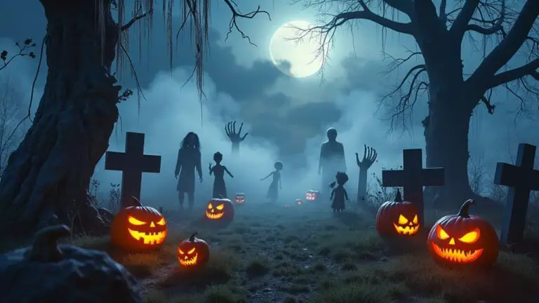 spooky outdoor halloween decor