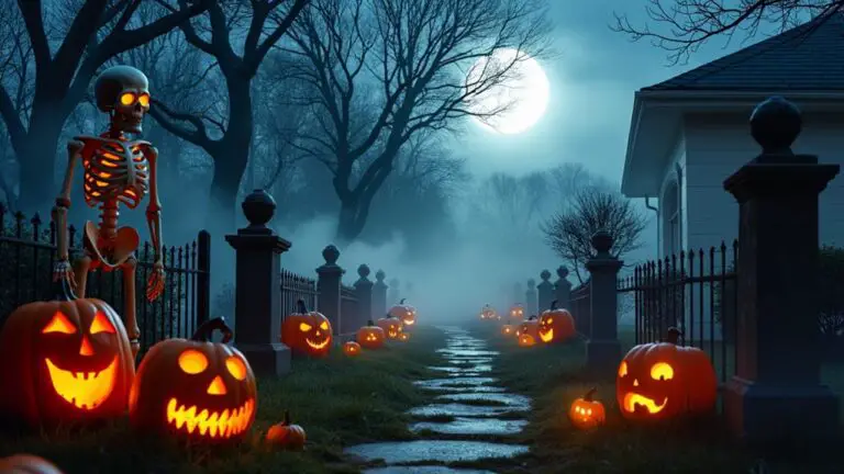 spooky outdoor halloween decorations