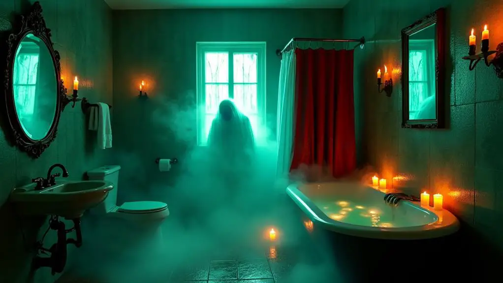 spooky restroom decorations theme